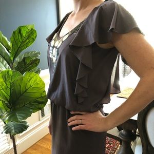 Gorgeous BOHO dress - brownish/olive green color